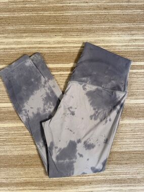 Lululemon Gray Tie-Dye High-Waist Leggings size 10